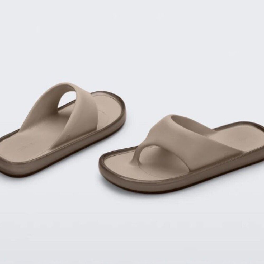 Melissa Float Thong Sandals Size 7 Beige Bubble Gum Free People NIB Retail $80 - Picture 3 of 10